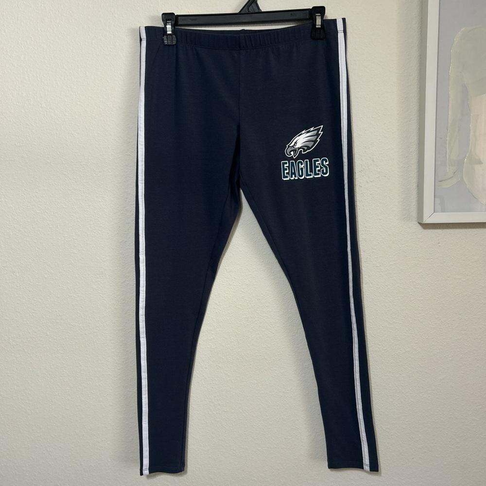 NFL Team Apparel Philadelphia Eagles Leggings Women's Medium Side Stripe - Picture 6 of 6